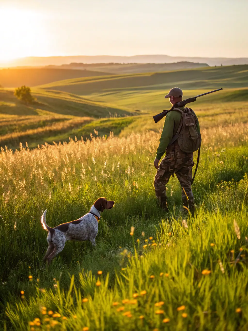 An image depicting a well-trained hunting dog retrieving a pheasant in a field, showcasing the SCSC's commitment to upland bird hunting and conservation.